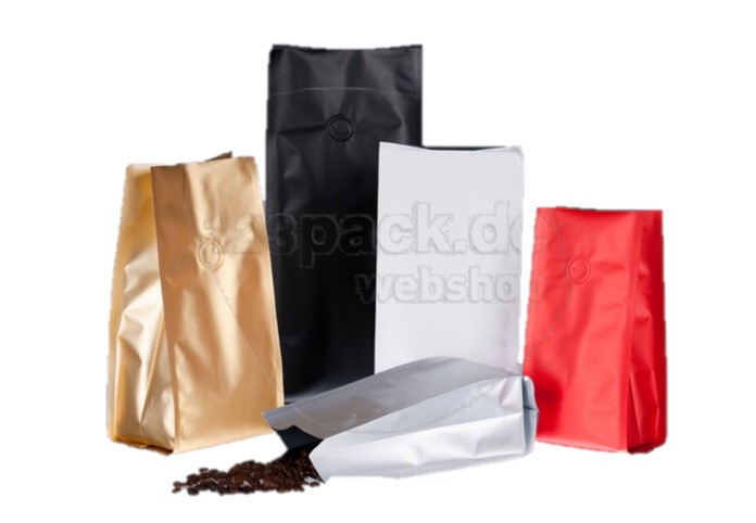 Quad Bag mit Aromaschutzventil 500g