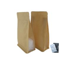 Flachbodenbeutel / Box Pouch mit Zip (110+55x185mm) 100g