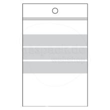 LDPE - Druckverschlussbeutel  50µ mit Beschriftungsfeld und Aufhängeloch