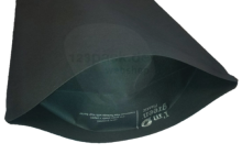 Standbodenbeutel / Doypack Green Line Kraftpapier-schwarz 160x240mm 750ml