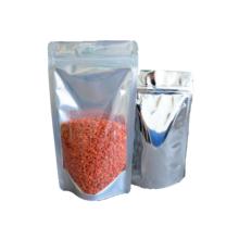 Standbodenbeutel / Doypack silber-transparent 110x185mm (250ml)